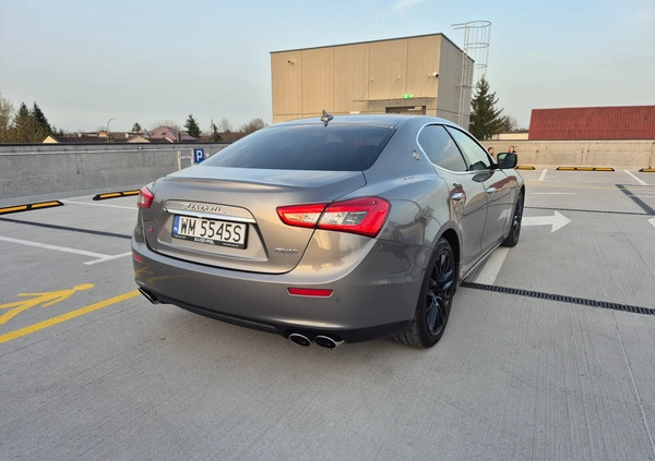 Maserati Ghibli cena 124500 przebieg: 99000, rok produkcji 2016 z Sulejówek małe 106